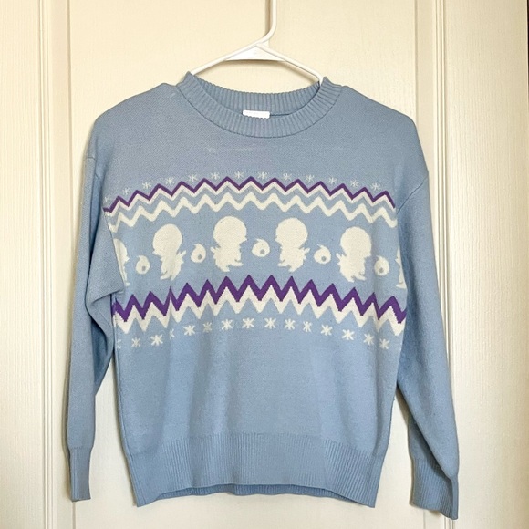 Charming Blue and Purple Kids Sweater - Picture 1 of 5
